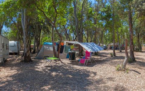 Emplacements camping bord de mer naturiste 4 Etoiles Corse, Linguizzetta - Domaine de Bagheera