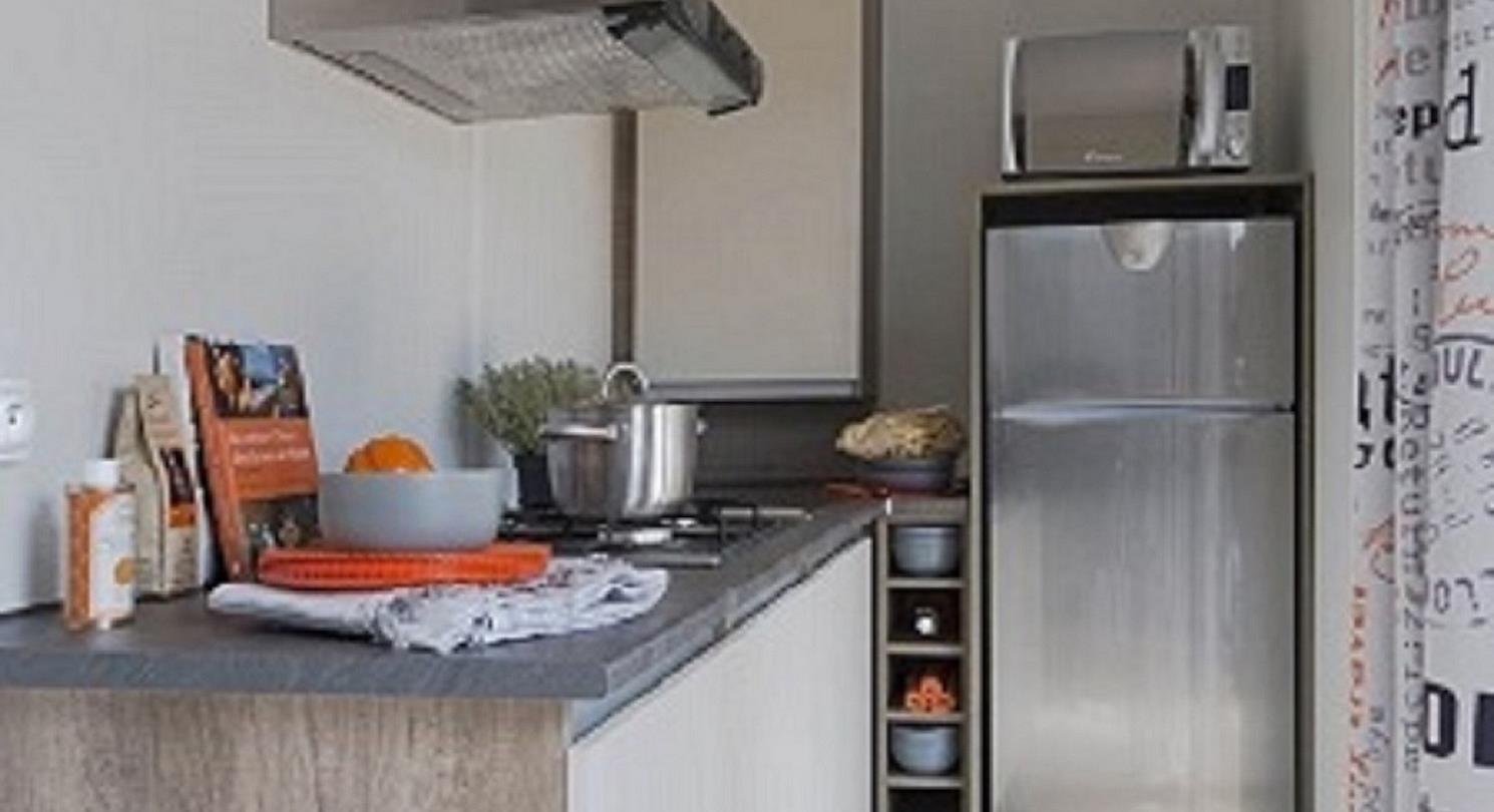 Mobil home vue mer pour 6 personnes en camping naturiste 4 etoiles au sud de Bastia