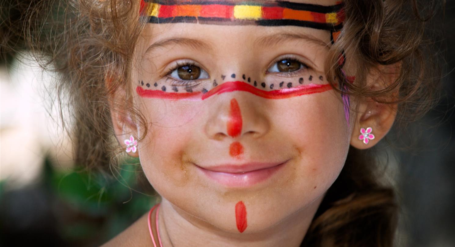 maquillage enfants - Bagheera, camping naturiste corse 4 étoiles bord de mer  