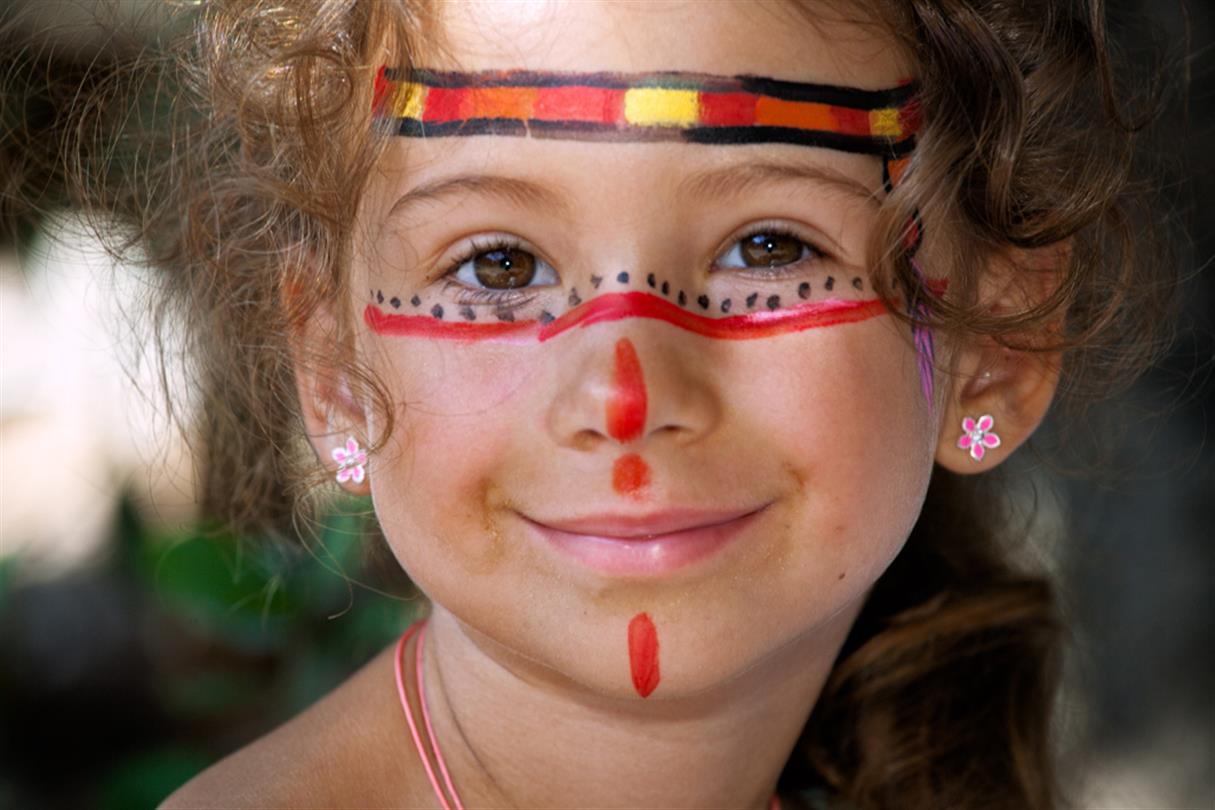maquillage enfants - Bagheera, camping naturiste corse 4 étoiles bord de mer  