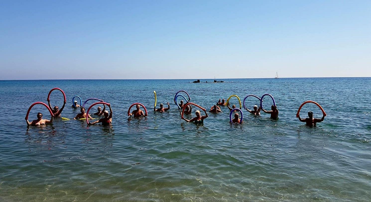 Aquagym - Activités au camping 4 étoiles Bagheera - camping naturiste Corse