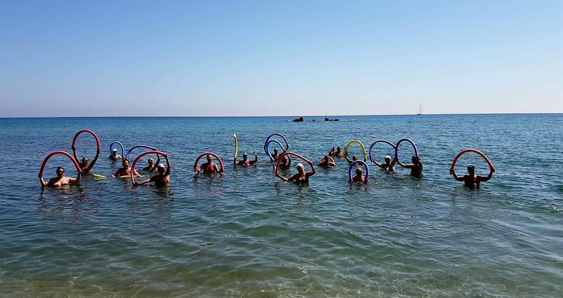 Aquagym - Activités au camping 4 étoiles Bagheera - camping naturiste Corse