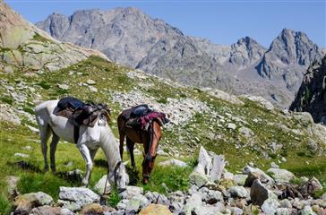 Balades a cheval en Corse - Vacances naturistes Domaine de Bagheera