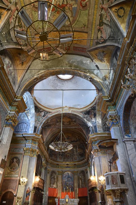 Eglise baroque Saint Erasme Cervioni en Corse - Domaine de Bagheera, village vacances naturiste