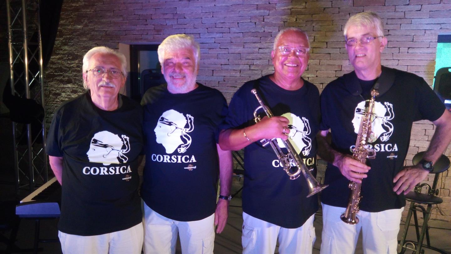 Concert Jean Dionisi Jazz Band au Domaine de Bagheera, village vacances naturiste Corse