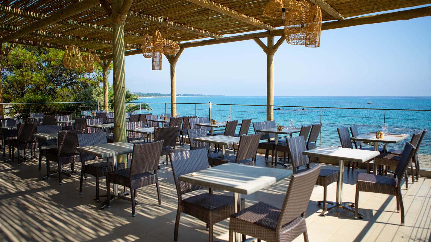 Restaurant Corse avec vue panoramique sur la mer - Domaine de Bagheera