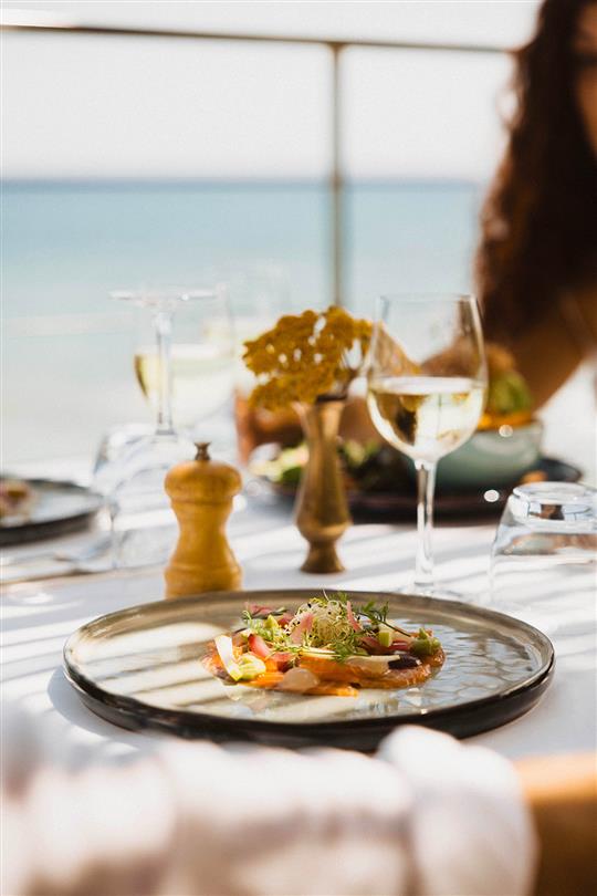 Restaurant Corse avec vue panoramique sur la mer - Domaine de Bagheera
