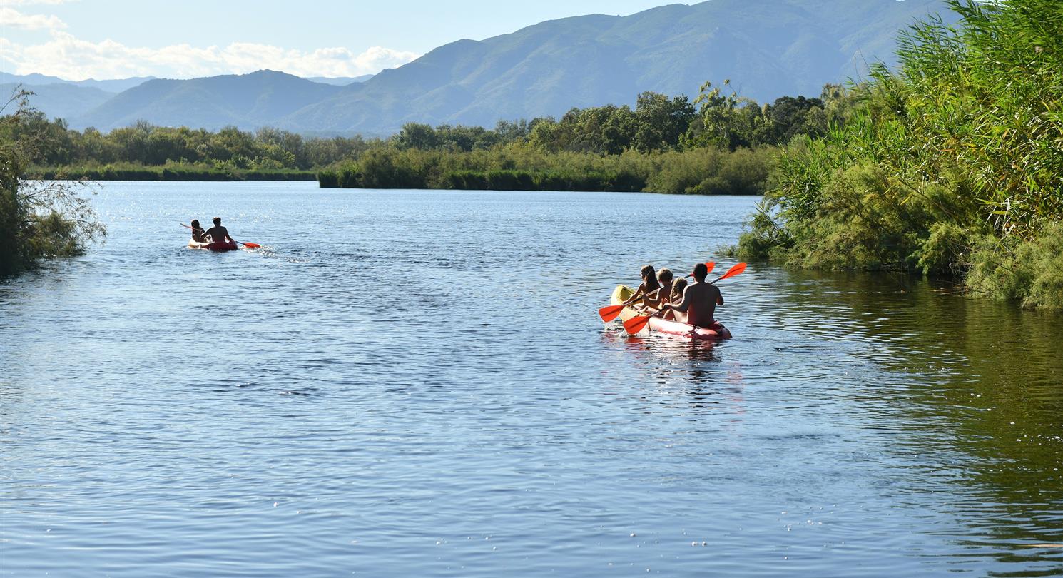 Location de kayak camping naturiste corse - Domaine de Bagheera 
