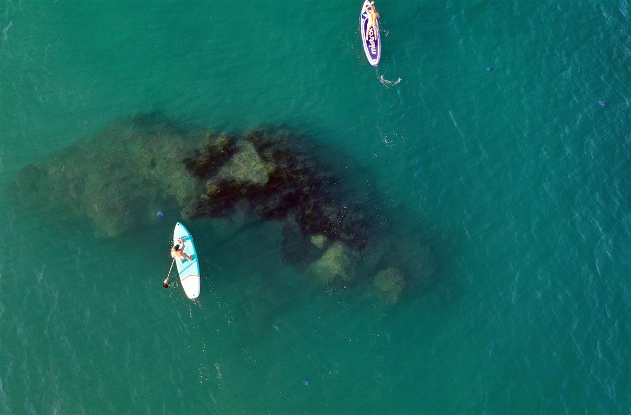 Location de paddle au camping naturiste corse, camping 4 étoiles au bord de la mer